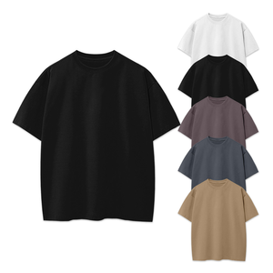 T-shirt homme coupe classique, 100% coton, col rond, manches courtes, impression sérigraphique logo personnalisé, style décontracté et ample. - Product Image 1