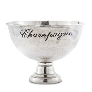 Elegant Stainless Steel Wine Bowl With Beaded Rim Premium <b>Footed</b> Champagne <b>Ice</b> Bucket and Metal Serving Bowl For Hotels Barware - Product Image 2