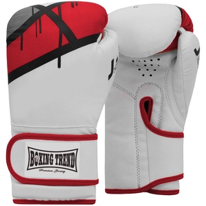 Personalizable propia marca profesional entrenamiento de lucha guantes de agarre cómodo duradero cuero de vaca real boxeo - Product Image 2
