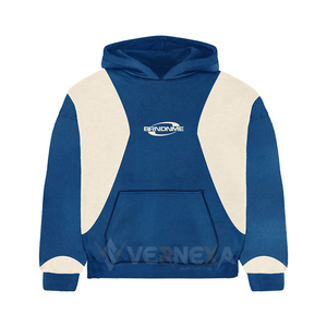 <b>Wholesale</b> <b>Flare</b> Baggy Sweat Suit Full Screen Printing Hoodie Fashion Pullover Sun Fade Tracksuit Drawstring Closure Regular Wear - Product Image 3