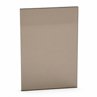Panneau de toiture en polycarbonate solide rouge personnalisé BAKWAY de 4 mm, diffuseur de lumière, résistant à la chaleur, panneau plat en PC pour terrasse