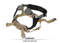 Kit de cadran de réglage FMA Lux Liner Worm Dial pour casque tactique, accessoires haut de gamme avec coussinet à mémoire de forme de haute qualité et nouvelle suspension