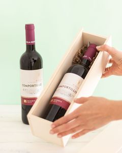 Well Designed Wooden Bottle Holder For <b>Kitchen</b> Counter Wine Bottle <b>Storage</b> <b>Rack</b> Natural Wood Organizer For Dining Table - Product Image 1