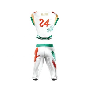 Uniforme de football américain personnalisé de nouveau style ensembles à manches courtes respirant de haute qualité conception personnalisée - Product Image 2