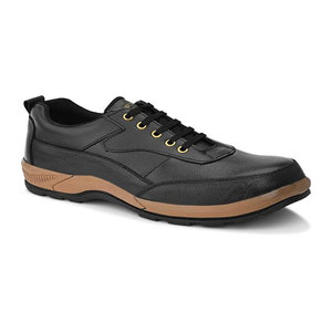 Botas de Trabajo de Seguridad con Puntera de Acero para Hombre, de Cuero, con Cordones, Antideslizantes, Impermeables, con Forro de Malla Transpirable, Suela de Goma, para Todas las Estaciones - Product Image 5