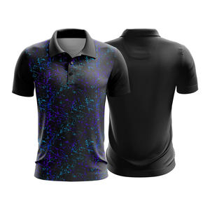 เสื้อโปโลพิมพ์ลายแบบซับลิเมชั่นทั้งตัว แฟชั่นขายดี เสื้อโปโลสั่งทำพร้อมโลโก้สำหรับผู้ชาย - Product Image 1