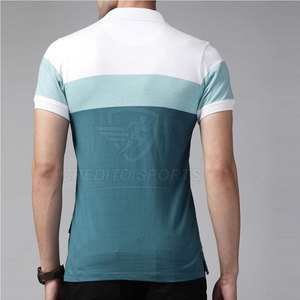 Polo homme de haute qualité, uni, couleur unie, tissu respirant, logo personnalisé, polo homme en vente - Product Image 3