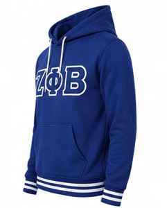 Sudadera con Capucha Personalizada de Zeta Phi Beta, de Algodón y Felpa, Bordada en la Parte Delantera, para Invierno, de Alta Calidad, para Mujeres - Product Image 2
