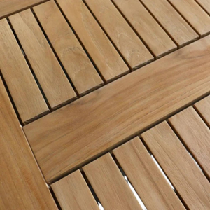 Mesa Cuadrada de Madera de Teca con Estilo Moderno y Material de Estructura Resistente para Decoración de Muebles del Hogar - Product Image 4