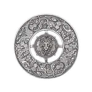 Celtic <b>Key</b> sash and plaid brooch typically used for Highland wear - Product Image 6