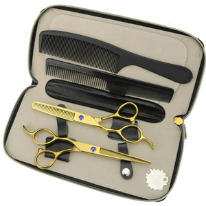 Kit de ciseaux de coiffure et de barbier en gros 2026 – Lot de ciseaux professionnels pour salon et barbier à prix réduit - Product Image 1