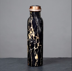 Carafe décorative moderne en acier inoxydable Sell Ease pour chevet, motif bouteille - 1000 ml (11x3 / 28x7.5 cm) Durable et lavable - Product Image 3