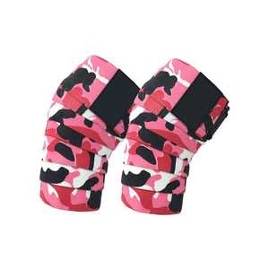 2026 Sports Knee Wraps Weight <b>Lifting</b> <b>Straps</b> Guard Pads Sleeves Power Breathable Gym Bandage Knee Brace Customize logo - Product Image 1