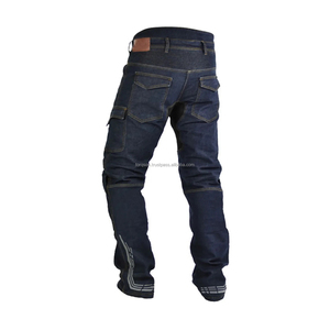 Black Denim <b>Pant</b> Men High Quality <b>Padding</b> Protective Winter Motorcycle Biker Jean for Lining Breathable Ripped Jeans OEM - Product Image 6