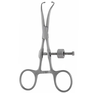 Bone Fragment <b>Clamp</b> Orthopedic Surgical Instrument Stainless Steel Precision Bone Holding Manual Ratchet Locking Mechanism - Product Image 2