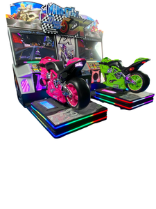 Grande machine de jeu d'arcade de course de moto, simulateur de moto dynamique 5 DX à monnayeur pour adultes et enfants - Product Image 4