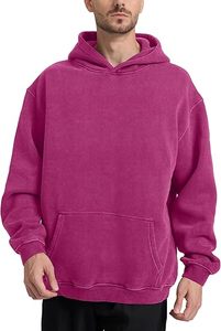 เสื้อฮู้ดผ้าฝ้ายฟอกสีสไตล์มินิมอลสตรีทแวร์ทรงโอเวอร์ไซส์ - Product Image 2