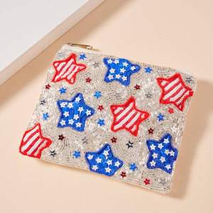 Elegante Monedero de Cuentas Bordadas a Mano, Bolsa de Monedas Bordada con Cuentas - Product Image 6