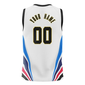 เสื้อบาสเก็ตบอลแบบใหม่สั่งทำได้ ยูนิเซ็กซ์ ระบายอากาศได้ดี พิมพ์ลายแบบ Sublimation โลโก้ด้านหน้า ดีไซน์โดดเด่น ทรงพอดีตัว - Product Image 5