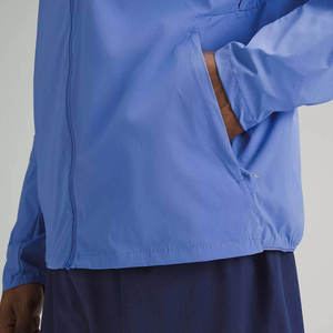 Veste coupe-vent pour homme, prix de gros personnalisé, veste de course imperméable, coupe-vent, vente en gros - Product Image 6