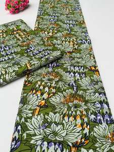 Tela Africana Ghana Ankara 100% Algodón con Diseño Vibrante para Confección de Ropa, Artesanía y Tela para Pañuelos Congo - Product Image 4