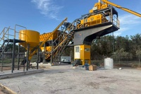 Centrale à béton mobile Zeyu YHZS60 60m³/h, centrale de malaxage compacte et portable pour travaux temporaires et relocalisation facile