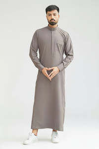 Kandura Emiratí para Hombre, Vestido Largo Tradicional Árabe Musulmán, Proveedor de Ropa Islámica Premium, Venta al por Mayor - Product Image 2