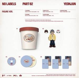 TXT SIN ETIQUETAS PARTE 02 (Versión Figura) CD de Música Pop Versión K-Pop (Plástico y Papel Coreano) Seúl Para Todas las Edades BW-154 - Product Image 3
