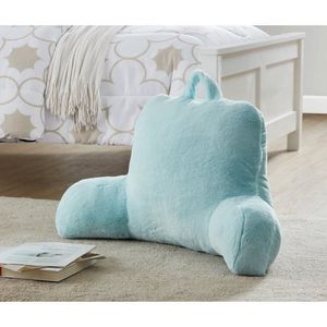 Cuscino Schienale in Pelliccia Sintetica Felpata, Confezione da 2, Misura Speciale, Lavorato a Maglia Aqua, Arredamento Casa per Camera da Letto o Divano - Product Image 3