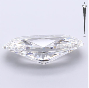 Diamante Cultivado en Laboratorio con Certificación IGI, Corte MOVAL de 3.97 CT, Color D, Claridad VVS2, CVD LG 735516675, ROYAL GEMS SUPER, para Joyería - Product Image 3