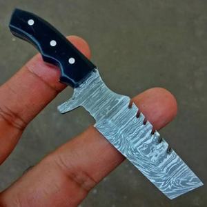 Cuchillo de Chef Personalizado Hecho a Mano Jexmoo DIY OEM con Acero de Damasco, Cuchillo de Cocina en Miniatura con Mango Elegante, Ideal para Regalo - Product Image 2