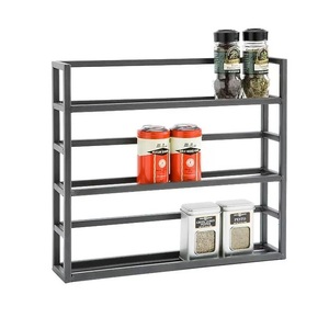 Minimal Metal Flavor Organizer Built for Holding Seasoning Containers Securely with Compact Design and Lasting Stability - Product Image 3