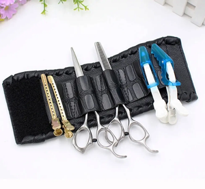 Étui de rangement pour ciseaux de coiffure en acier inoxydable, pochette de barbier, étui pour outils de salon - Product Image 4