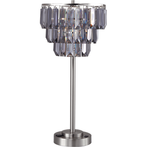 โคมไฟตั้งโต๊ะคริสตัลทรงร่วมสมัยขนาด 27.5 นิ้ว 1 ชิ้น/กล่อง อัตราส่วน 1.01/9.25 - Product Image 5