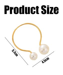 Anillos de Servilleta de Lujo Golden Pearl con Logotipo Personalizado, Chapados en Oro, Vajilla de Alta Calidad, Accesorios Decorativos para Cenas - Product Image 2