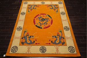Tapis tufté à la main en laine dorée, tapis doux rectangulaire en laine de Nouvelle-Zélande, décor de salon, poils moyens, coton, pour bureaux et hôtels - Product Image 3