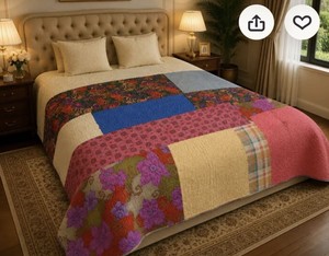 Precio al por mayor de piezas seleccionadas de colchas Kantha antiguas - Product Image 4
