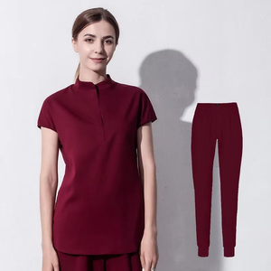 Premium Oversized Mandarin Dolman Scrub Top & Pant Customize Hospital Nurse Uniform Nursing Workwear <b>Doctor</b> Medical Apparel <b>Set</b> - Product Image 2