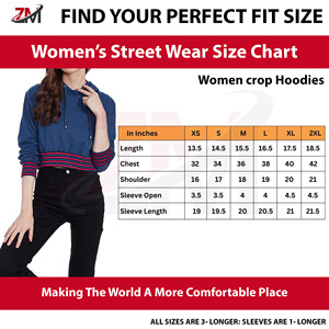 Sudadera con capucha negra para mujer, estilo casual, corte regular, estilo urbano, manga larga, sudadera corta a la moda para chicas - Product Image 6