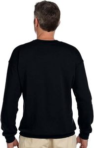 Sudaderas de cuello redondo de algodón para hombre, sudaderas de felpa de algodón, sudaderas personalizadas con impresión OEM para hombre - Product Image 3