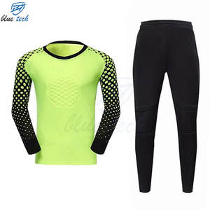 Conjunto de Uniforme de Portero de Fútbol Profesional, Camiseta con Protección en el Pecho, Pantalones, Uniforme de Fútbol Personalizado con Protección UV - Product Image 6