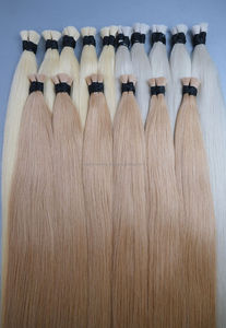 100% Vietnamese Hair EU PREMIUM 50 cm Very smooth, No <b>Tangle</b>, No Frizz, Natural Shiny, High quality Extentions BULK 100 gram - Product Image 2