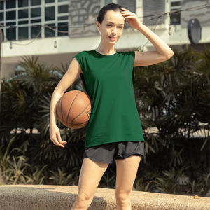 Ultifresh Unisex Workout Muscle <b>Tank</b> <b>Tops</b> Sporty Hip Hop Knitted 100% Polyester Breathable Moisture Wicking 3D Embroidery ODM - Product Image 1