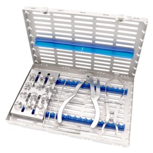 Kit de barrage en caoutchouc ivoire pour isolation dentaire, avec pinces, perforateur de cadre et forceps, de haute qualité et avec retour possible sous un an - Product Image 1