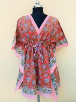 Kaftan indien fait main, écologique, décontracté, léger, pour femmes, en voile de coton doux, ethnique, robe de soirée, robe de plage, robe de fête, abaya d'été