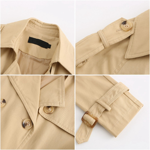 Abrigo de Invierno Cálido y Elegante de Mezcla de Lana para Mujer, Abrigo Largo hasta la Rodilla, Abrigo de Moda de Lana para Mujer, Diseño de Diseñador - Product Image 5