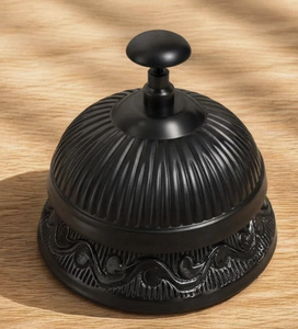 Timbre de Servicio para Hotel en Latón Negro - Product Image 1