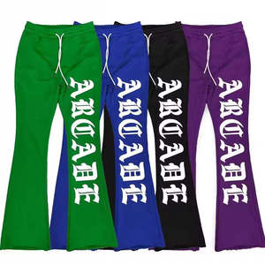 Pantalon de survêtement vintage personnalisé pour homme, taille élastique, streetwear d'automne, léger, coupe droite, avec cordon de serrage, style baggy - Product Image 4