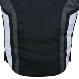 Men's Full Sleeve Windproof Motorcycle Jacket Color Blocked Black Gray White All Seasons Adult Wear - Product Image 5