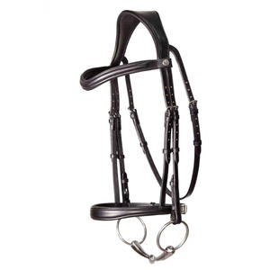 Bridon d'équitation intelligent en cuir espagnol avec martingale assortie, best-seller de l'équipement équestre, incluant les rênes en cuir - Product Image 2